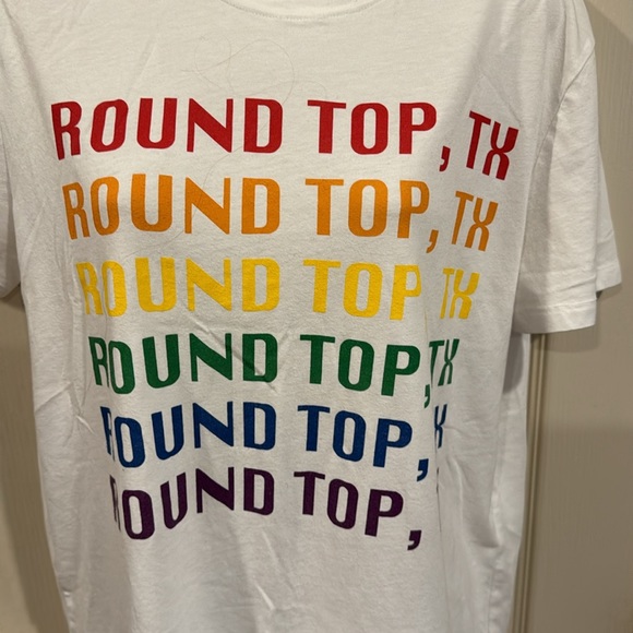 2/$16 “Round Top, TX” graphic tee. Unisex. Sz Men’s Medium. - Picture 2 of 7